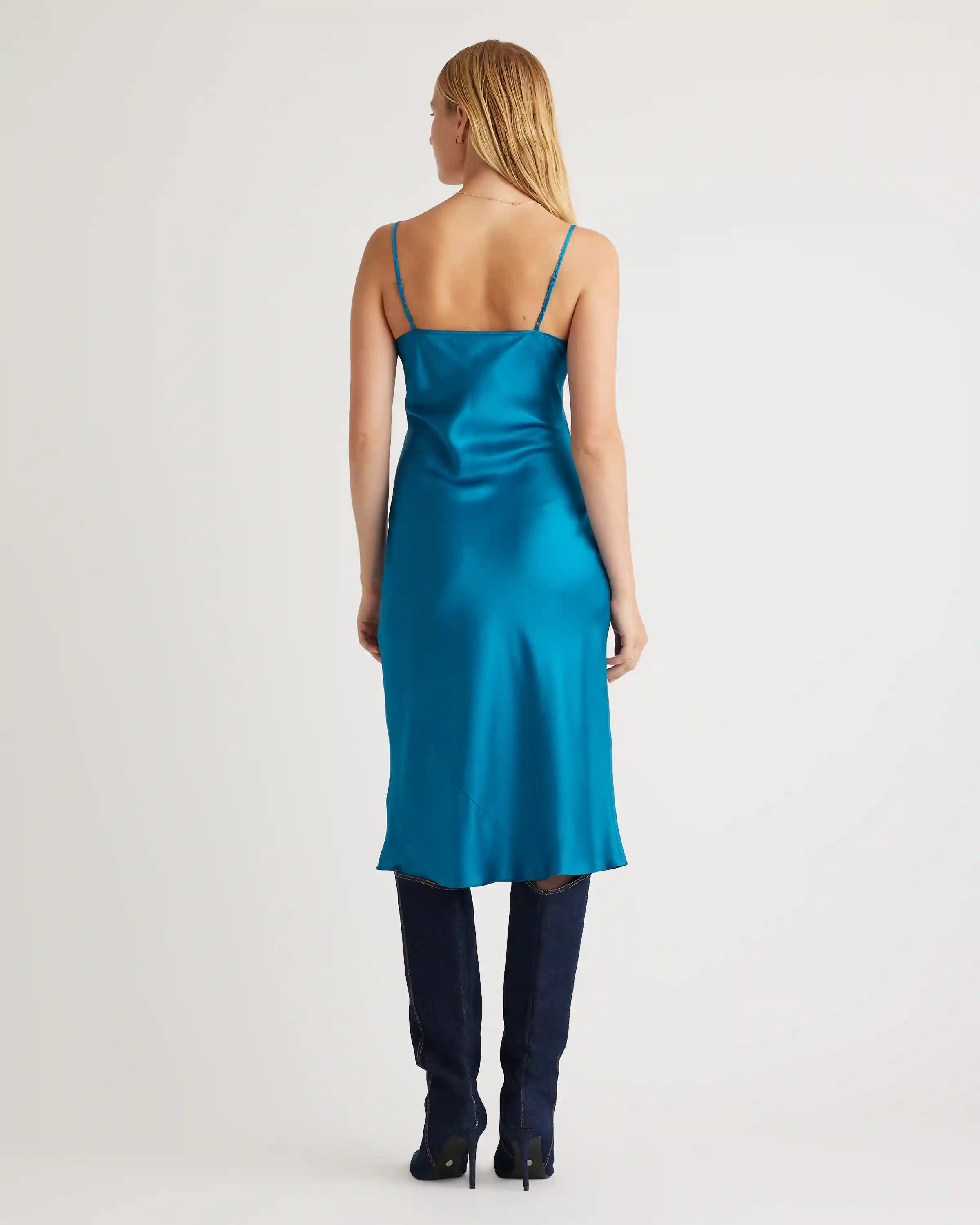 100% Washable Silk Slip Dress