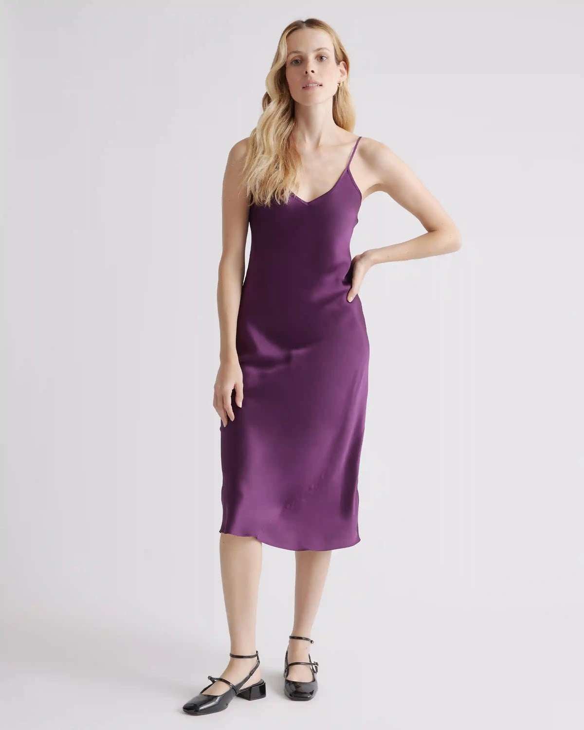 100% Washable Silk Slip Dress