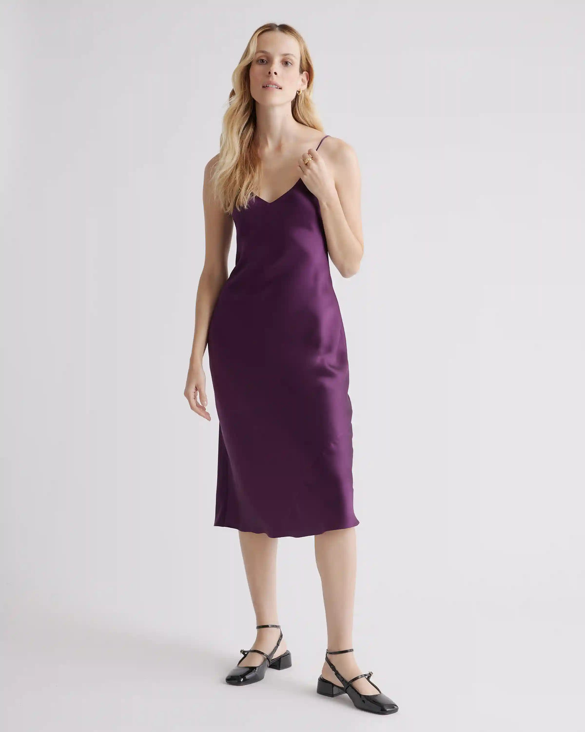 100% Washable Silk Slip Dress
