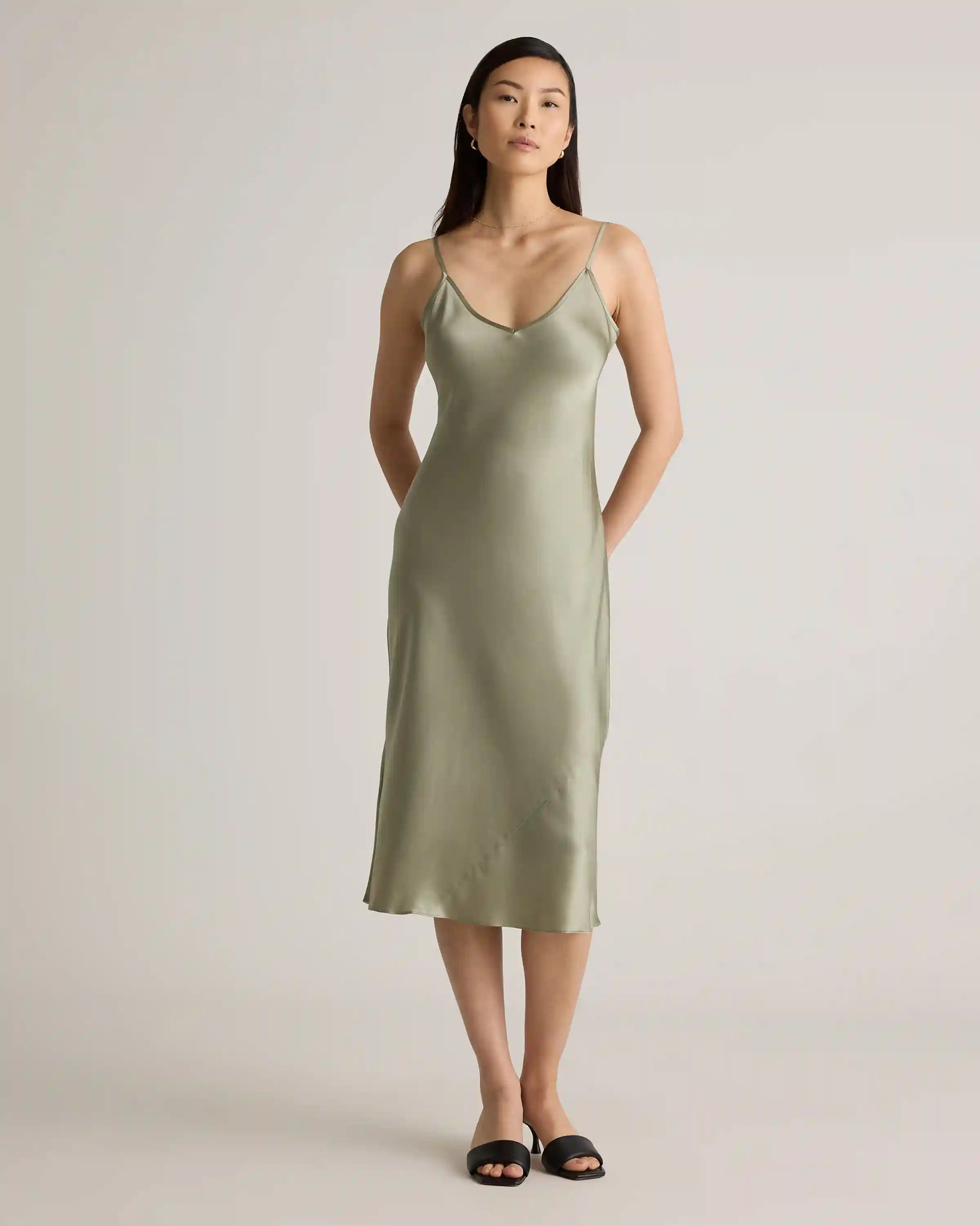 100% Washable Silk Slip Dress