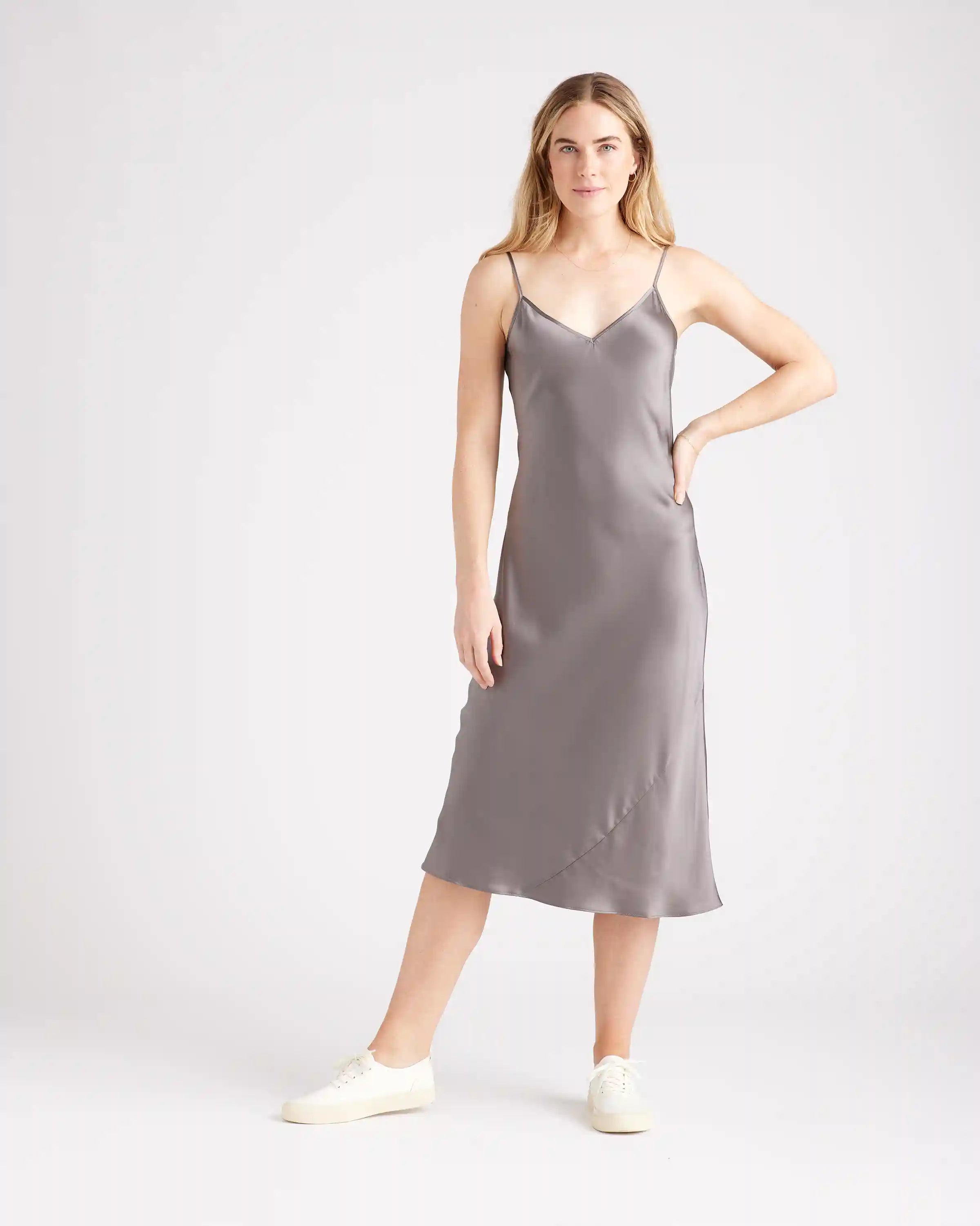 100% Washable Silk Slip Dress