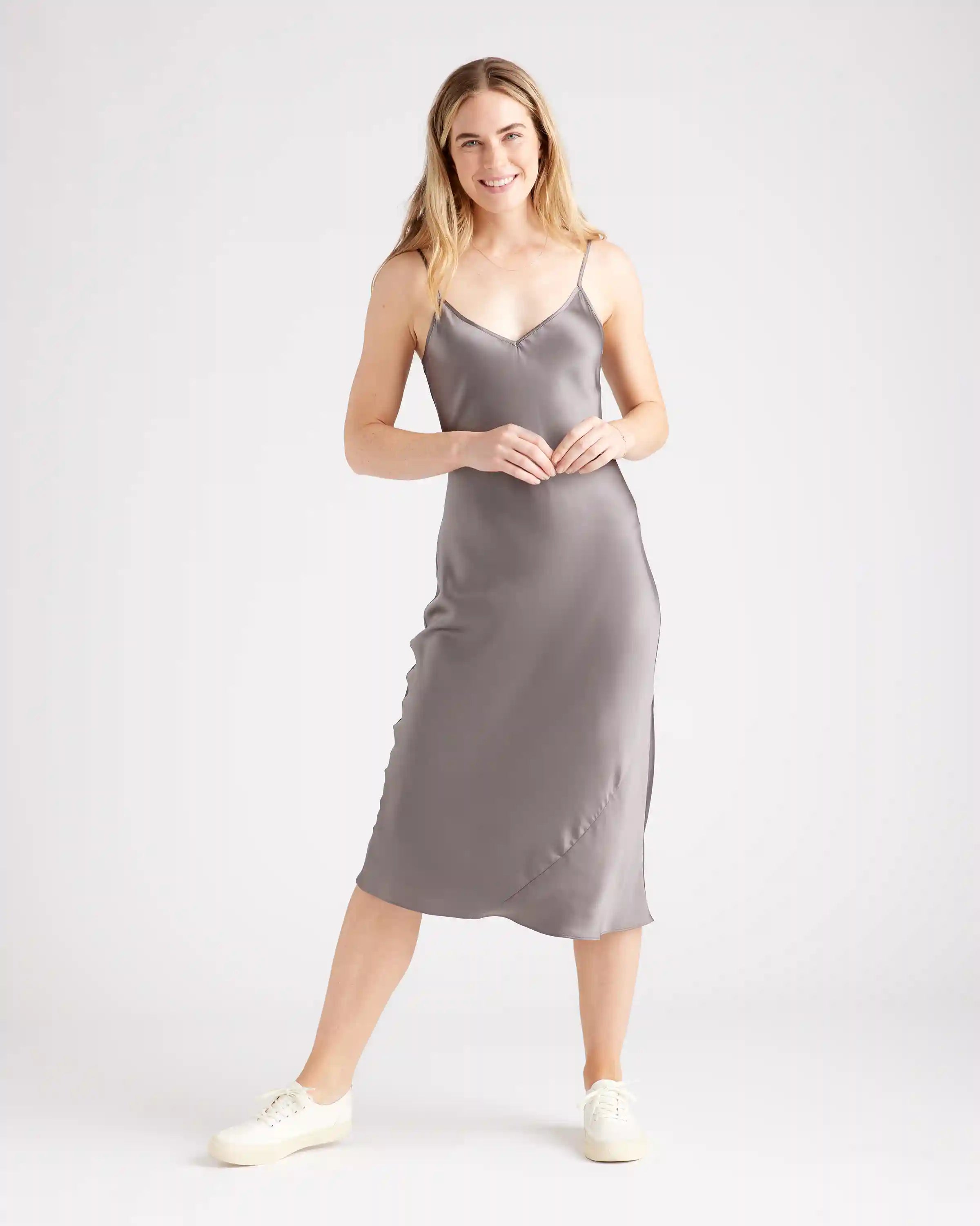 100% Washable Silk Slip Dress