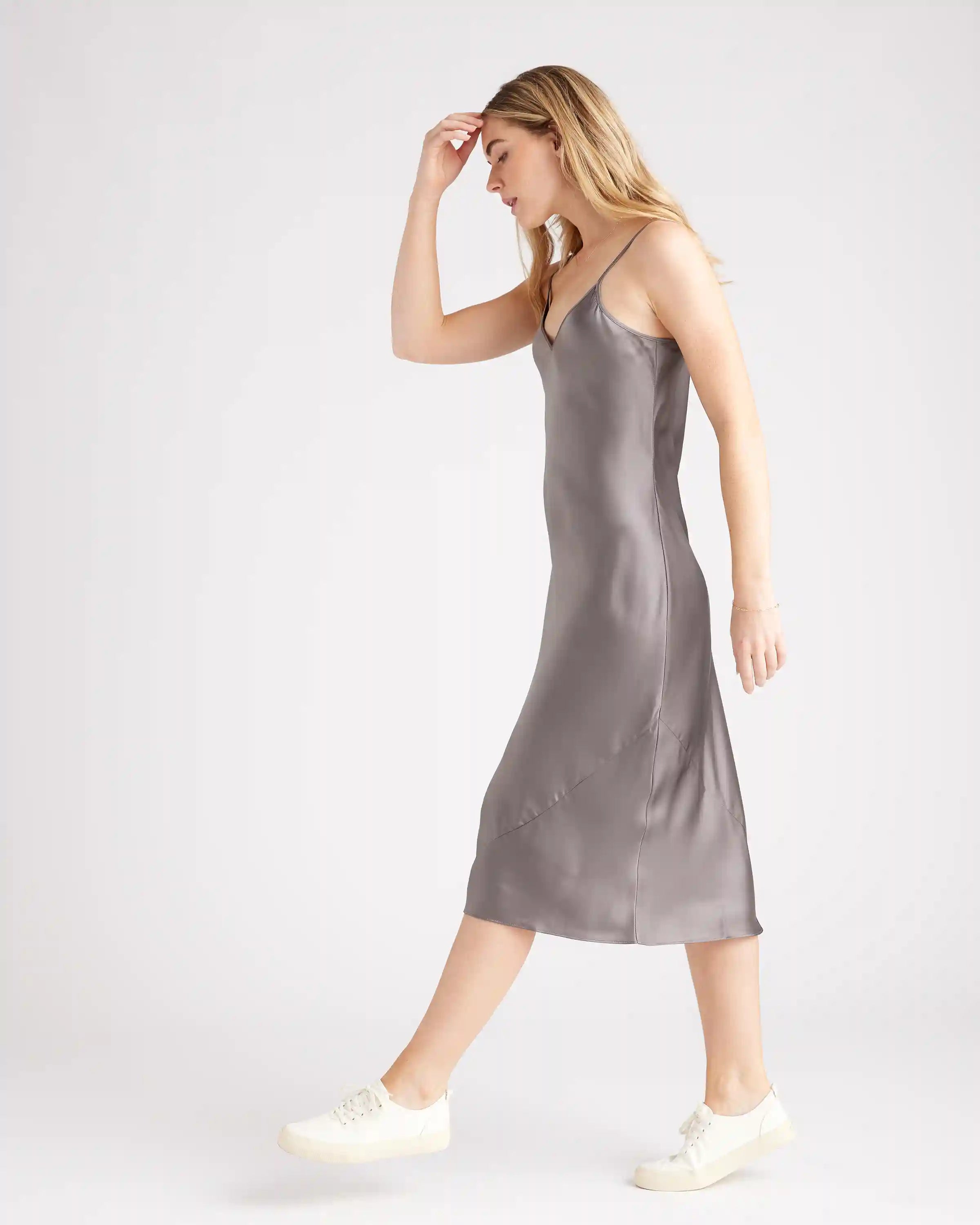 100% Washable Silk Slip Dress