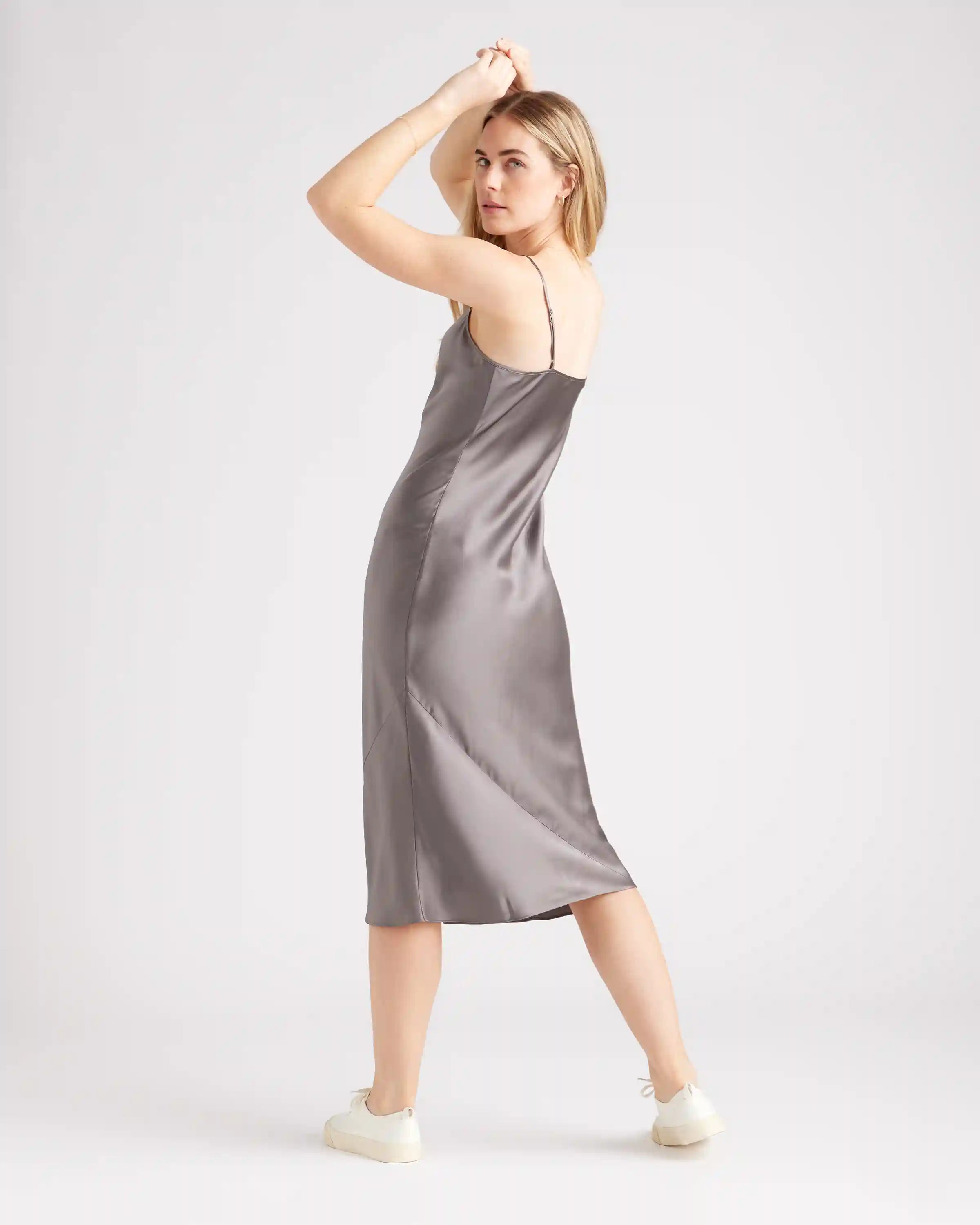 100% Washable Silk Slip Dress