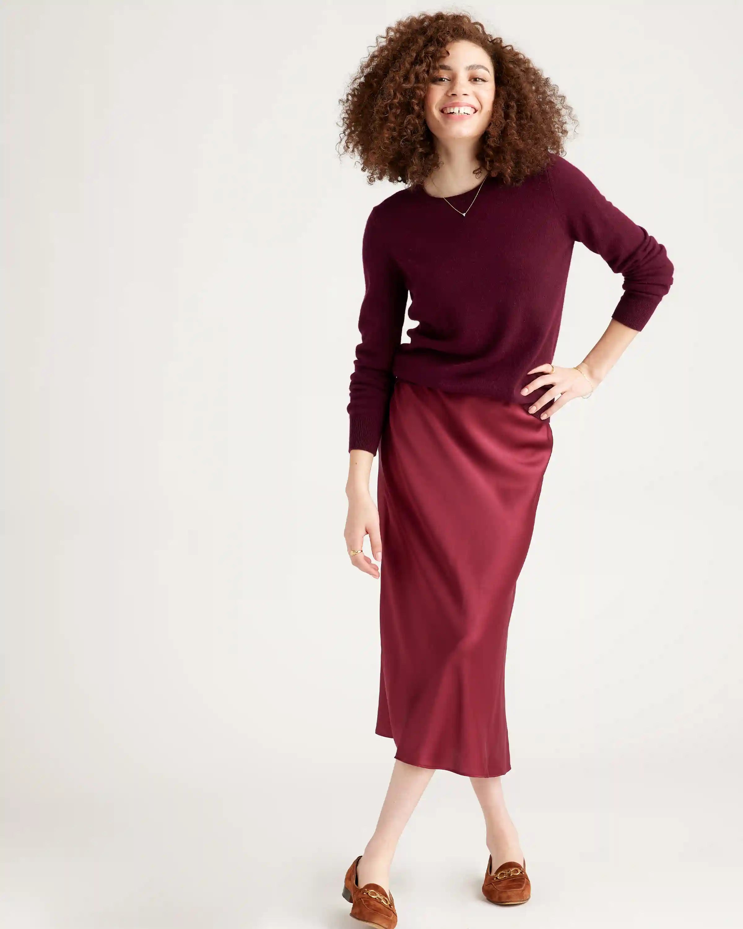 100% Washable Silk Skirt