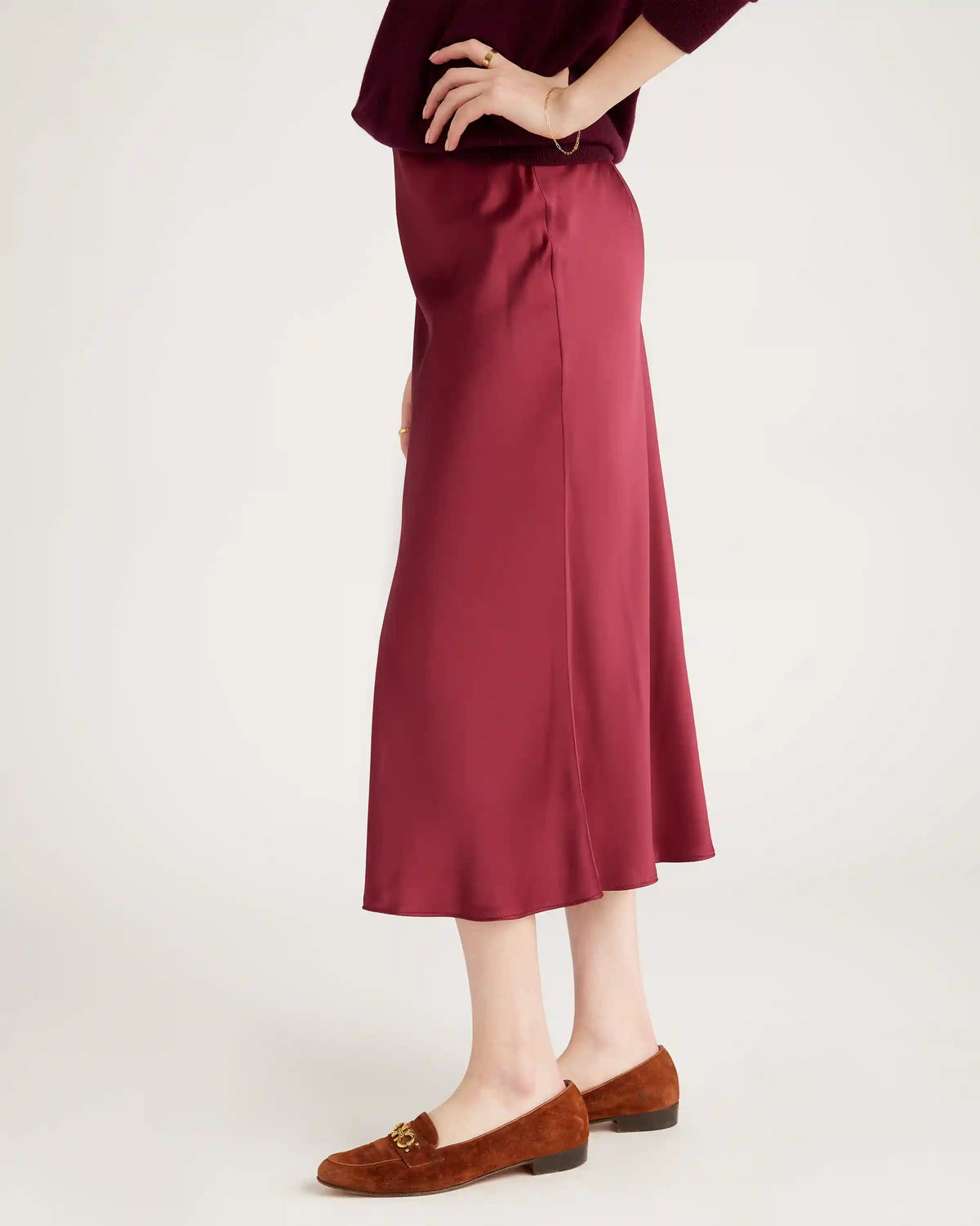 100% Washable Silk Skirt