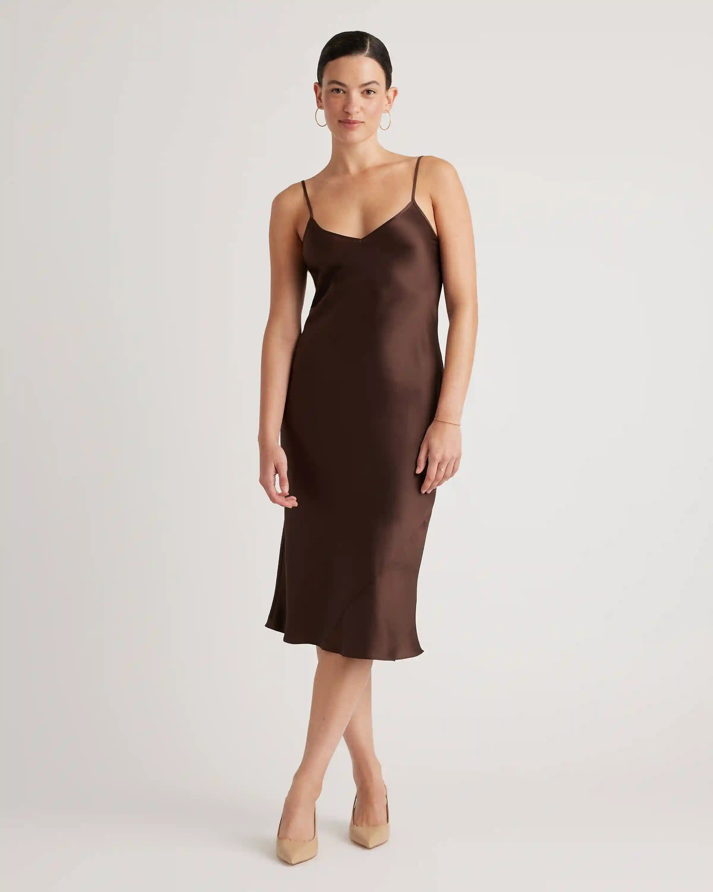 100% Washable Silk Slip Dress