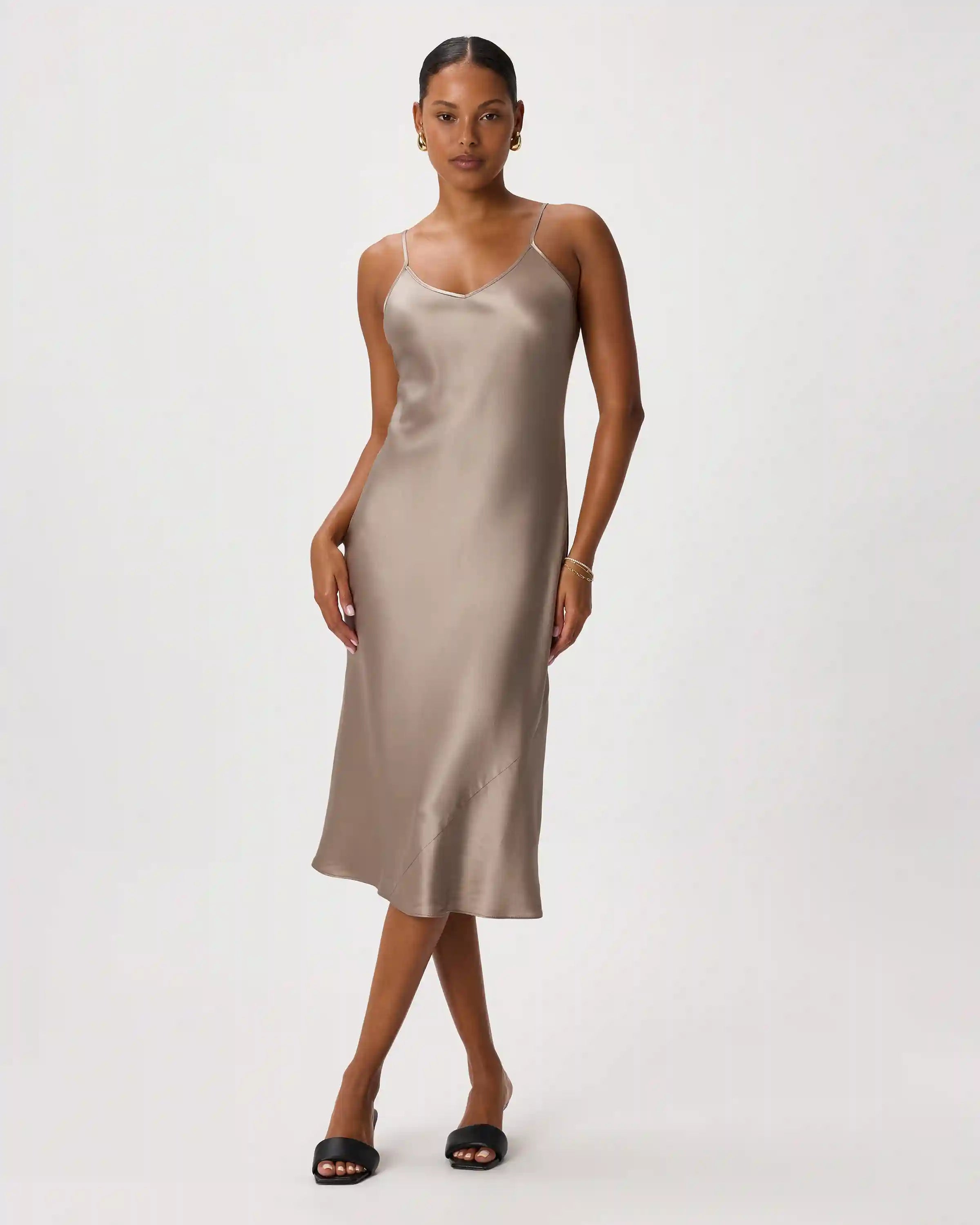 100% Washable Silk Slip Dress