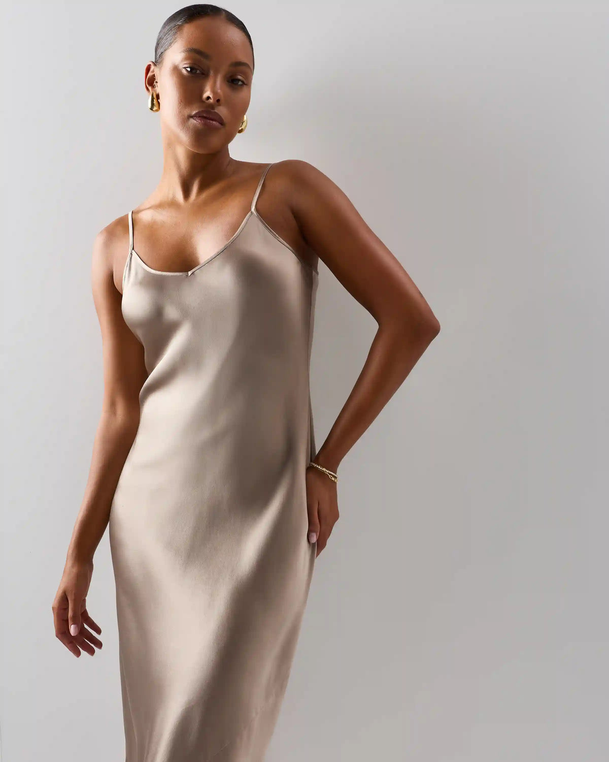 100% Washable Silk Slip Dress