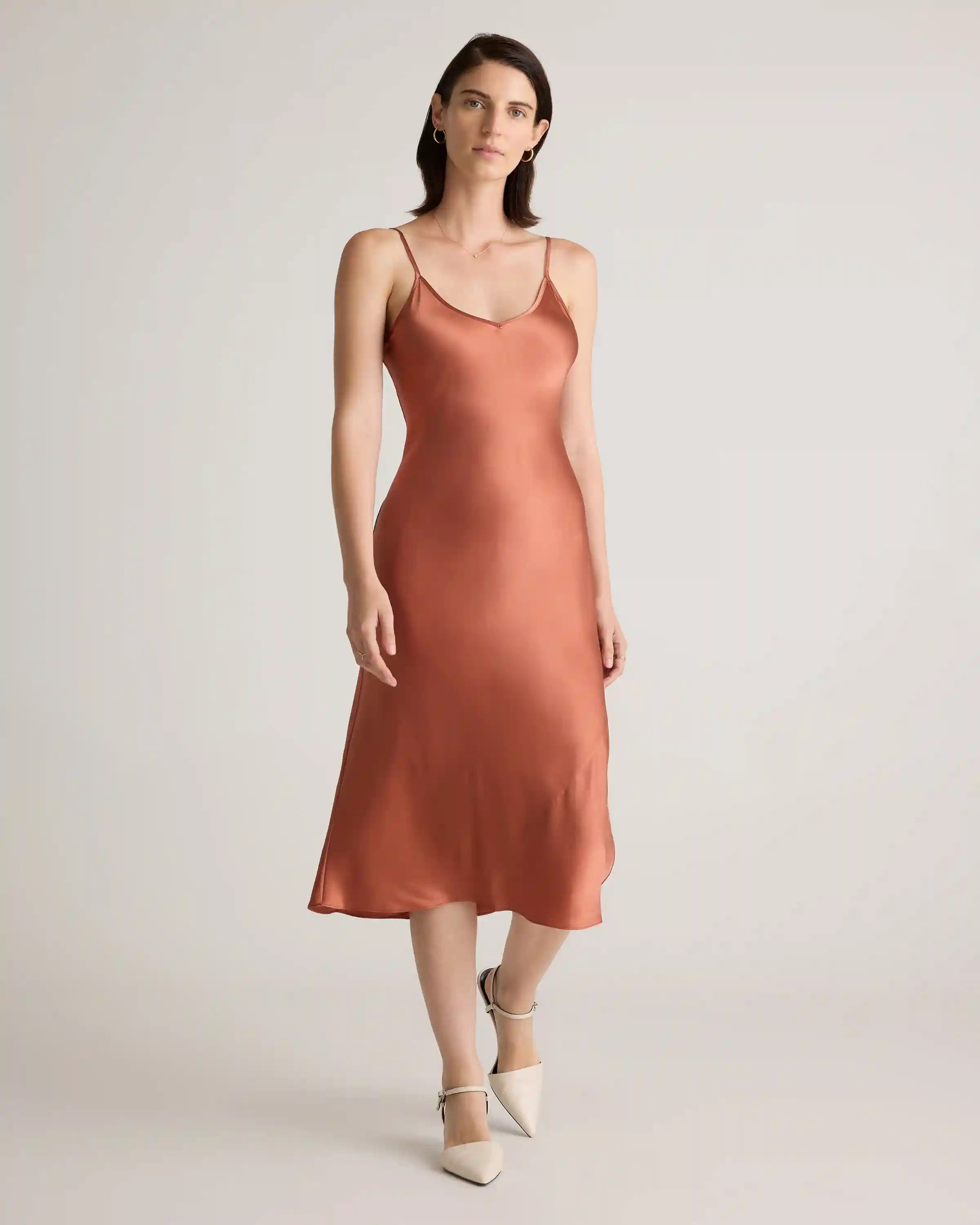 100% Washable Silk Slip Dress