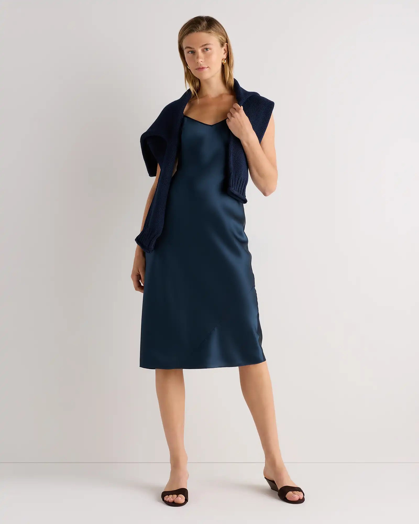 100% Washable Silk Slip Dress