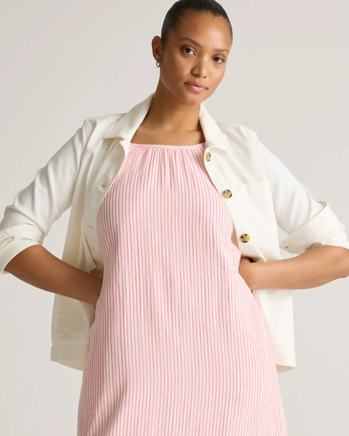100% Organic Cotton Gauze Sleeveless Maxi Dress