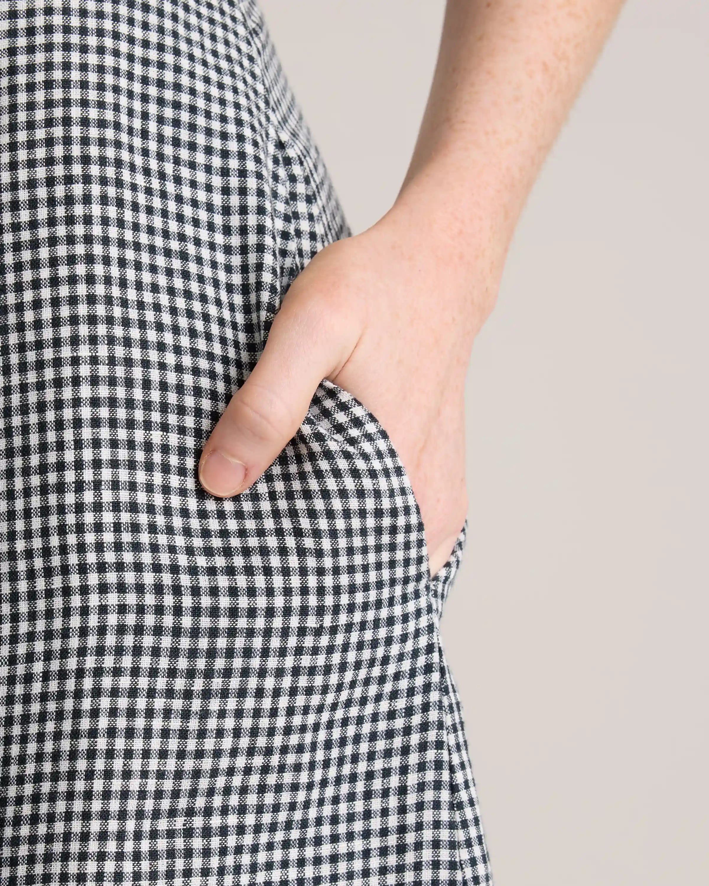 100% European Linen Button Front Dress