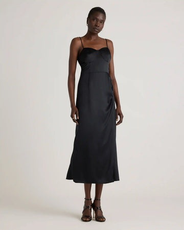 100% Washable Silk Sweetheart Dress