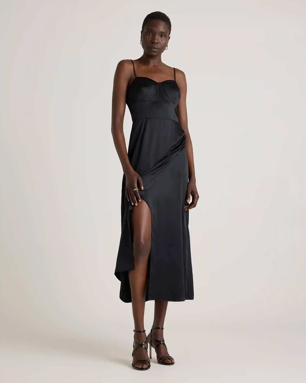 100% Washable Silk Sweetheart Dress
