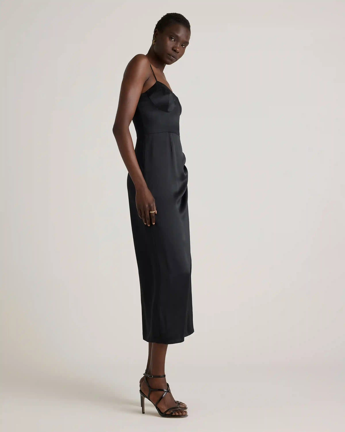 100% Washable Silk Sweetheart Dress