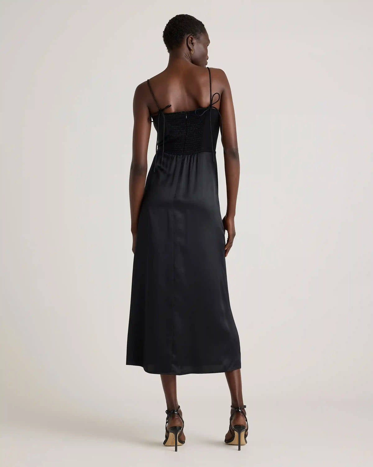 100% Washable Silk Sweetheart Dress
