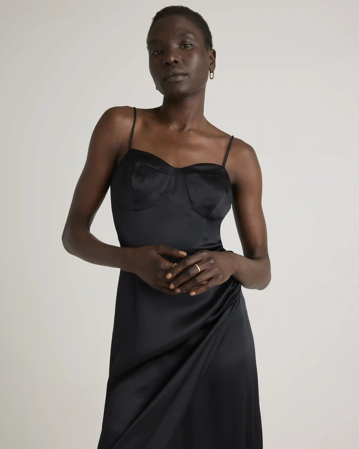100% Washable Silk Sweetheart Dress