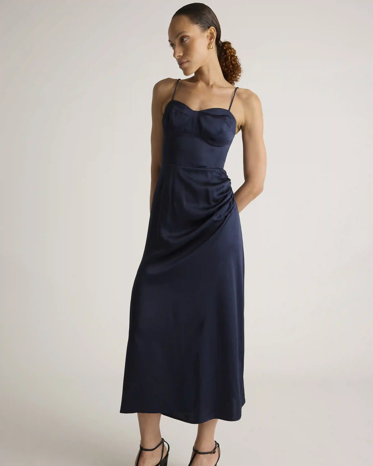 100% Washable Silk Sweetheart Dress