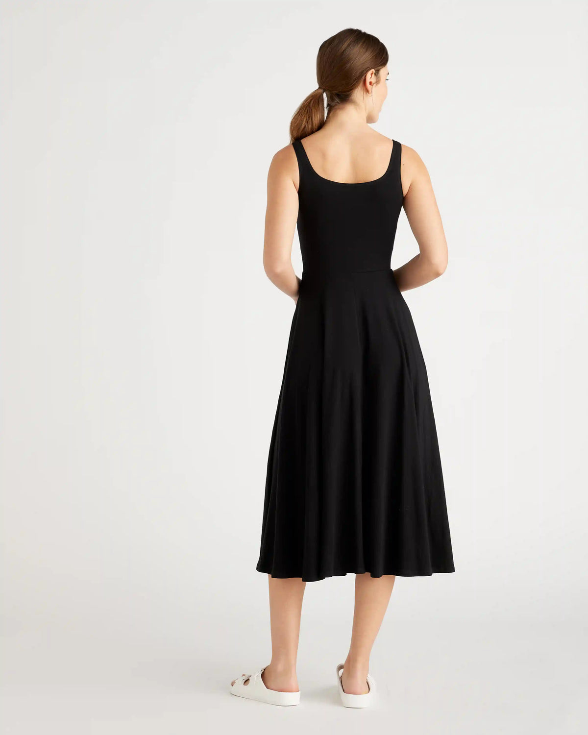 Tencel Jersey Fit & Flare Dress