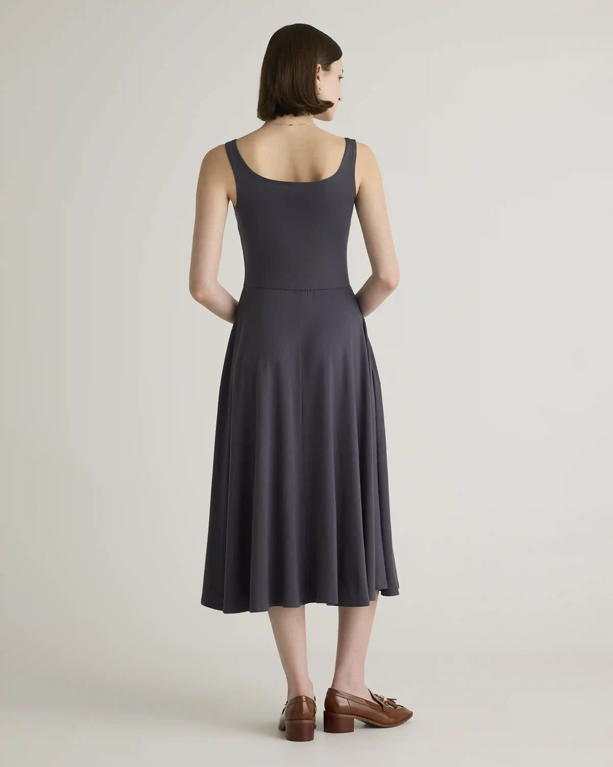 Tencel Jersey Fit & Flare Dress