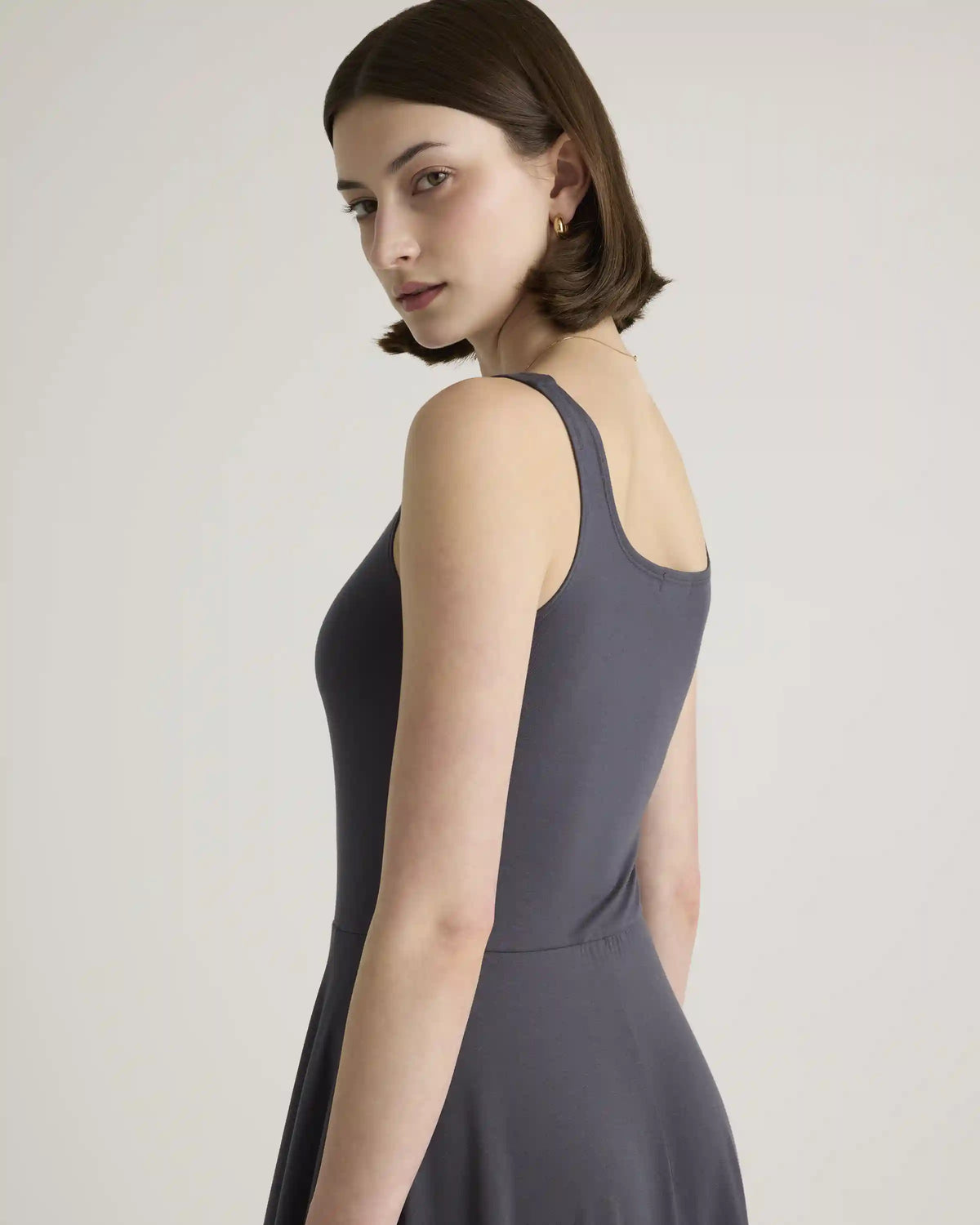 Tencel Jersey Fit & Flare Dress