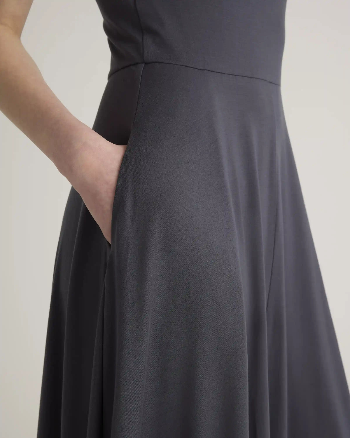 Tencel Jersey Fit & Flare Dress