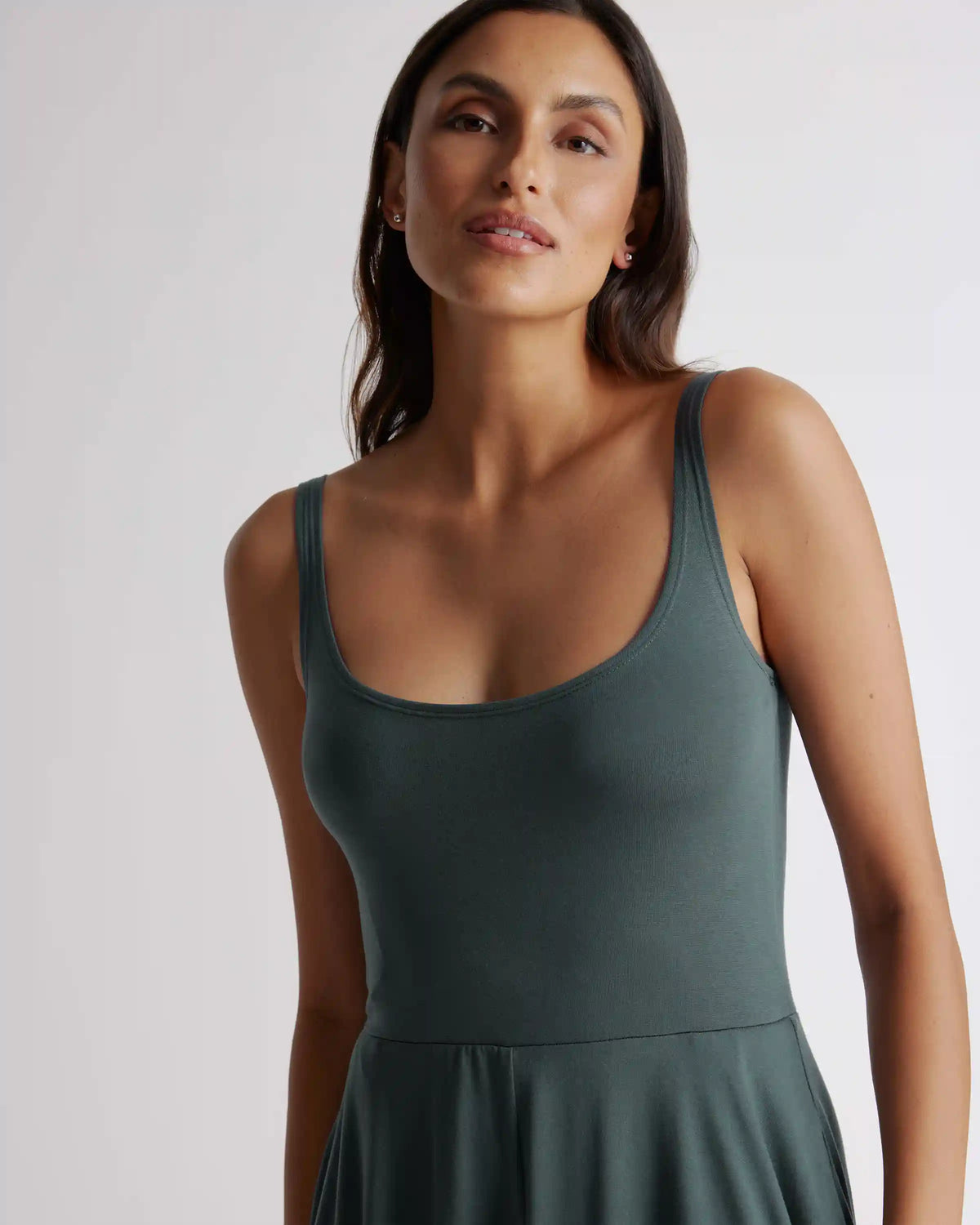 Tencel Jersey Fit & Flare Dress