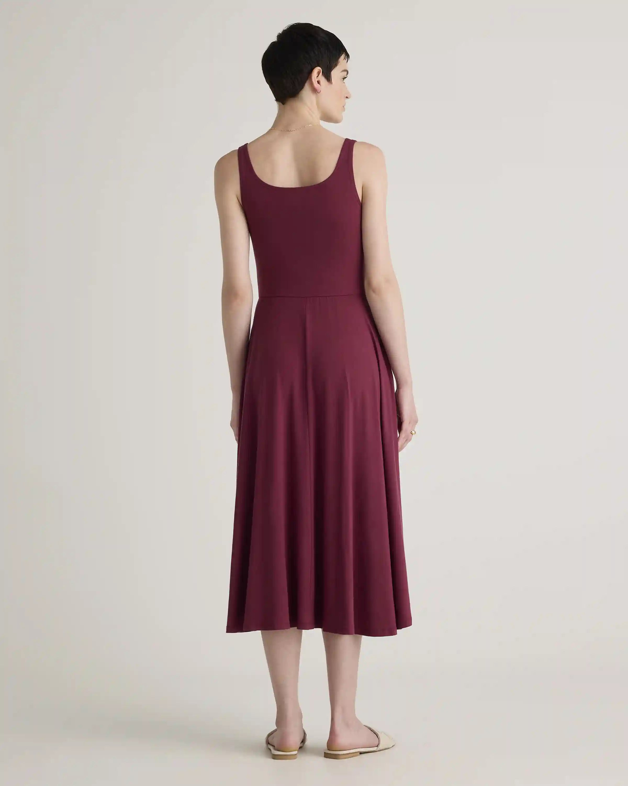 Tencel Jersey Fit & Flare Dress