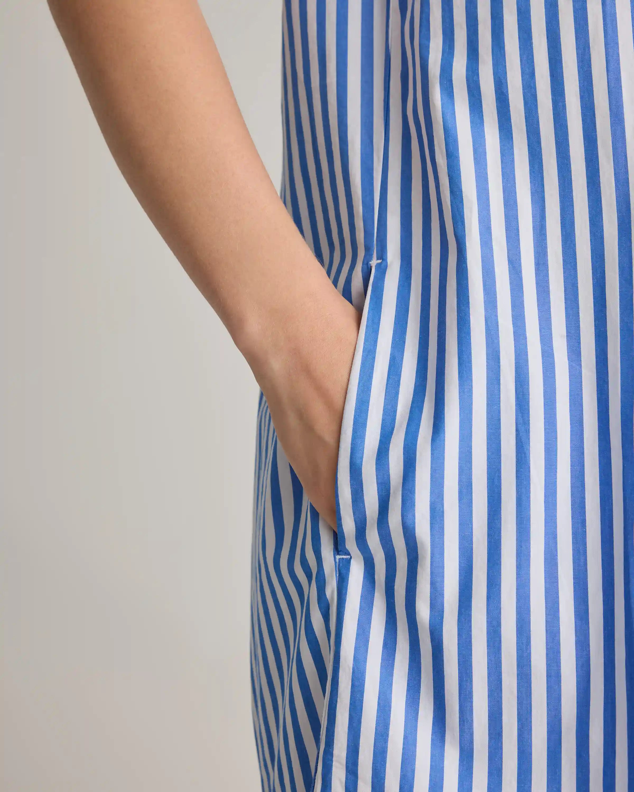 100% Organic Cotton Short Sleeve Shirt Dress