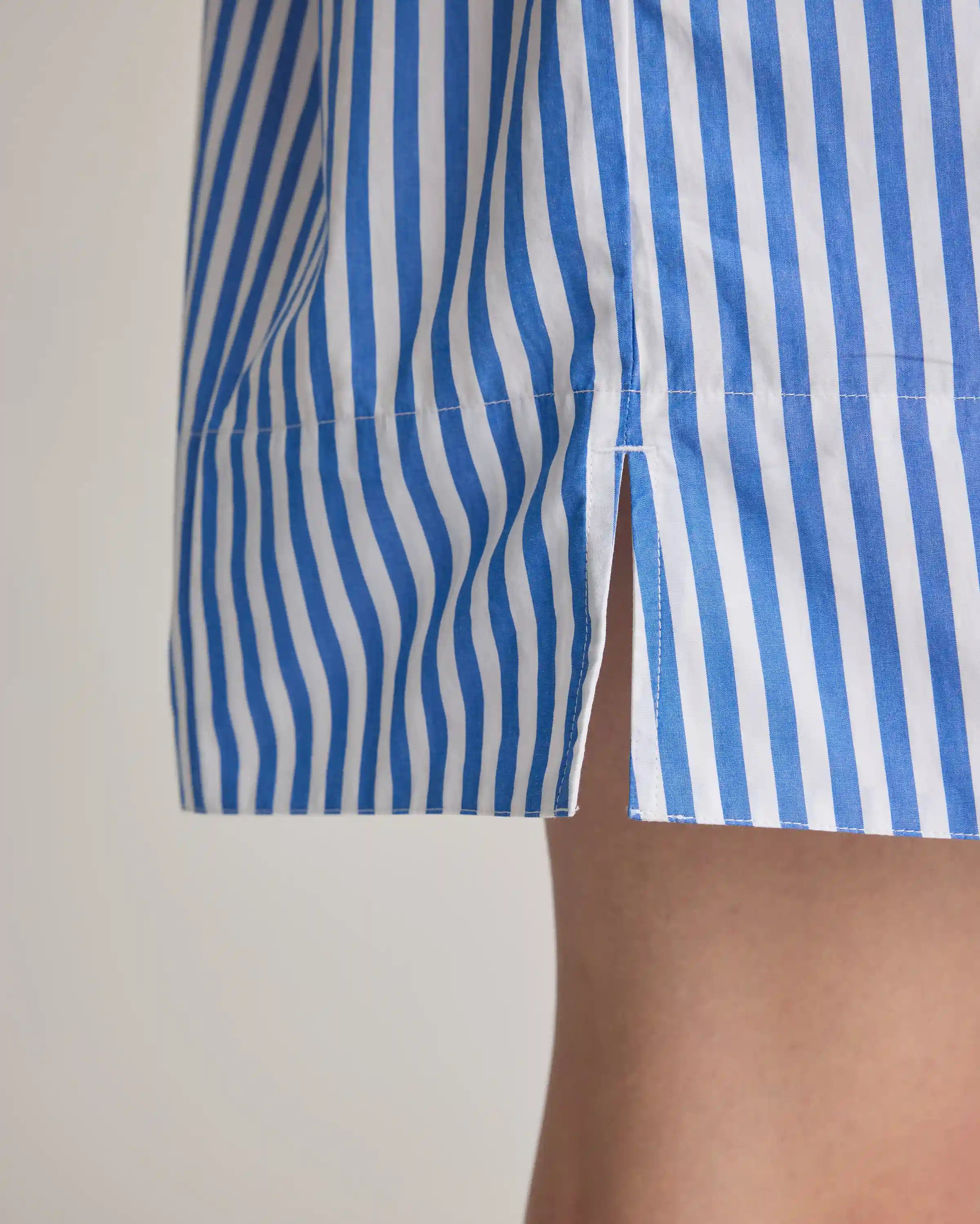 100% Organic Cotton Short Sleeve Shirt Dress