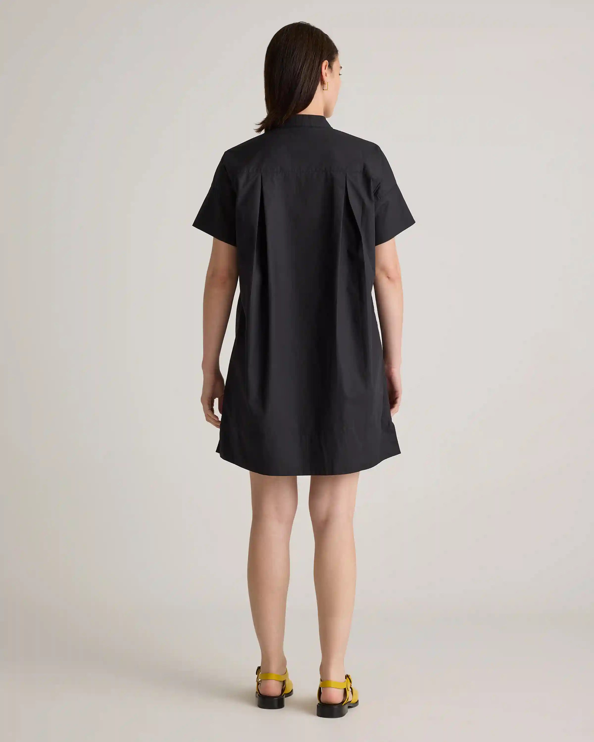 100% Organic Cotton Short Sleeve Shirt Dress