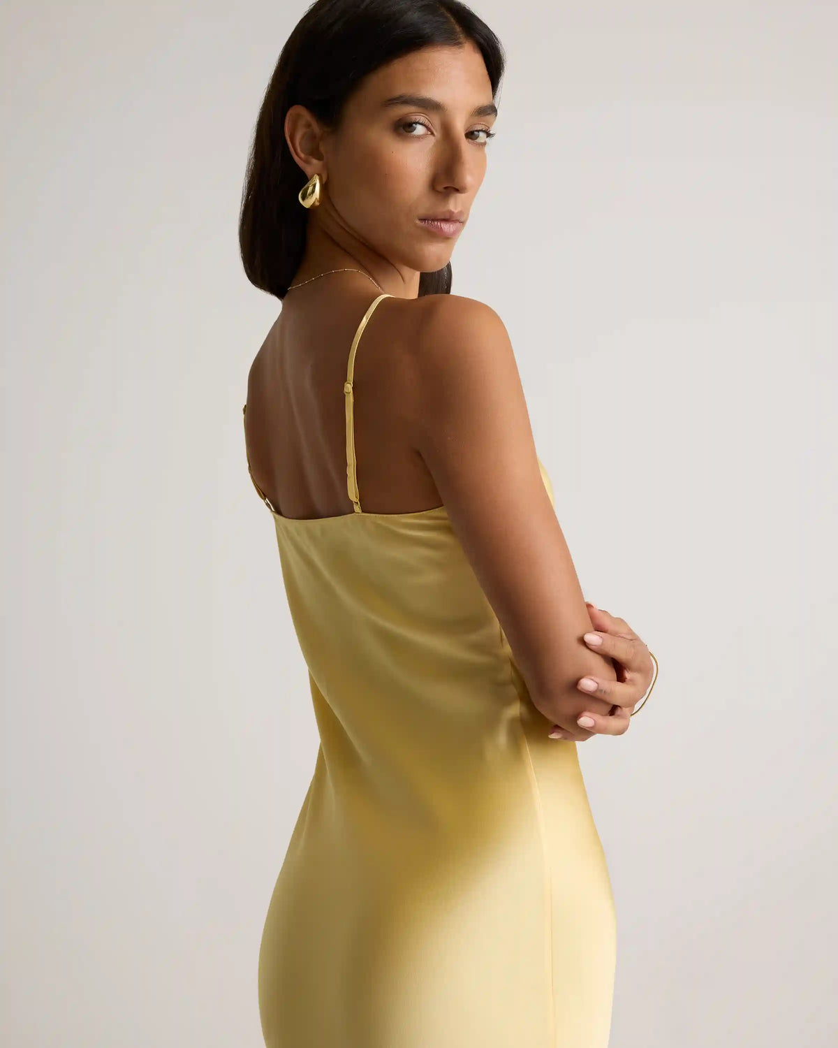 100% Washable Silk Maxi Slip Dress