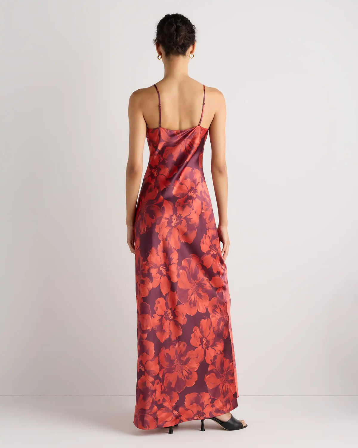 100% Washable Silk Maxi Slip Dress