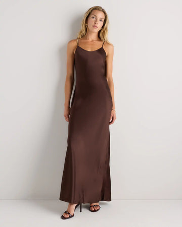 100% Washable Silk Maxi Slip Dress