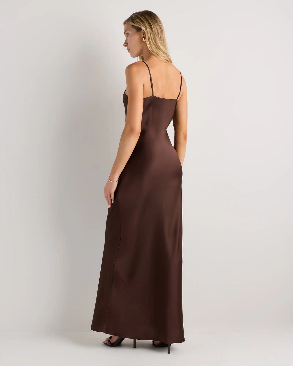 100% Washable Silk Maxi Slip Dress