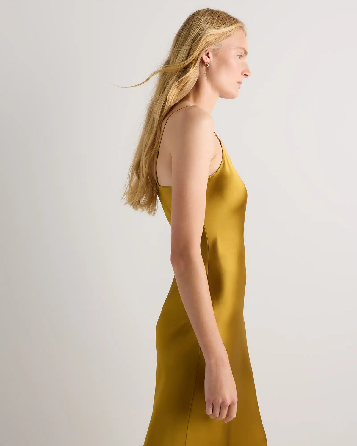 100% Washable Silk Maxi Slip Dress