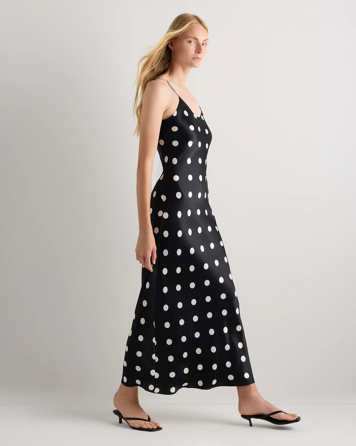 100% Washable Silk Maxi Slip Dress