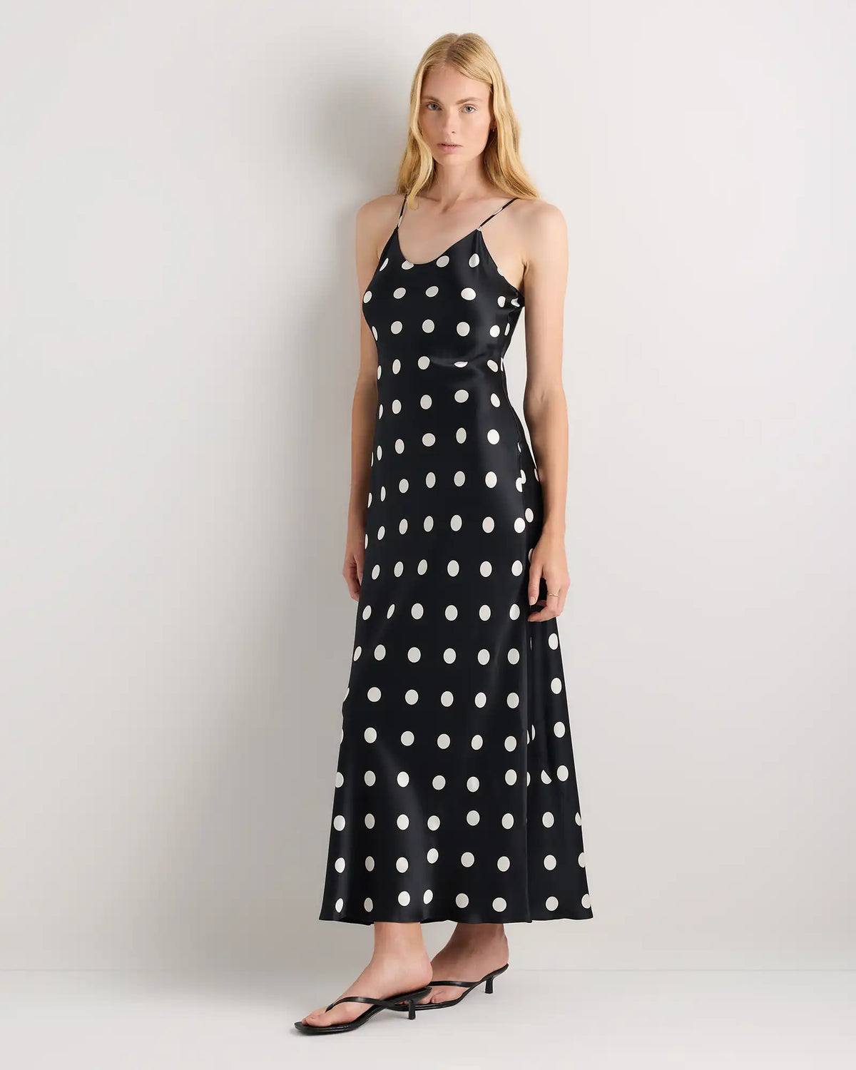 100% Washable Silk Maxi Slip Dress