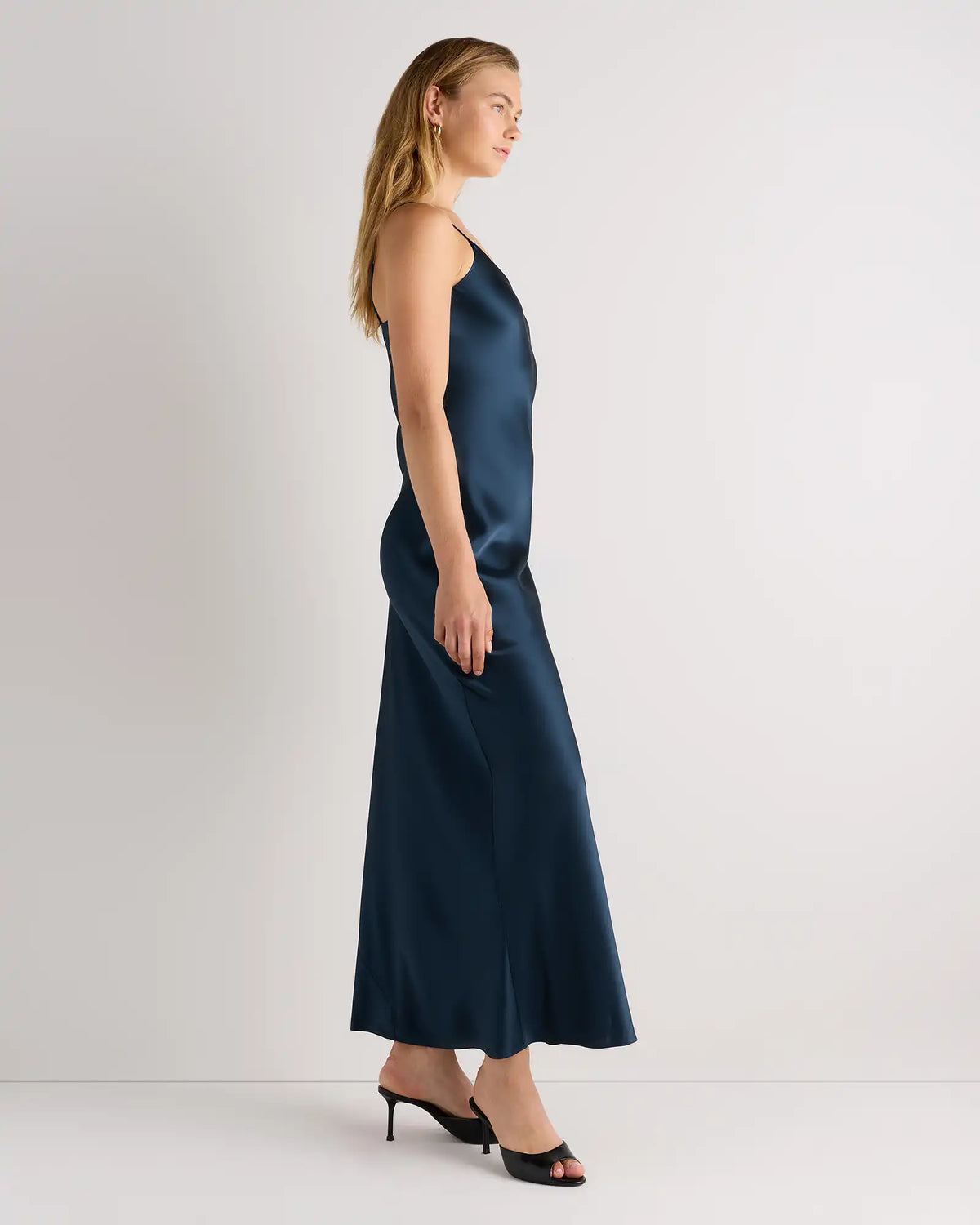 100% Washable Silk Maxi Slip Dress