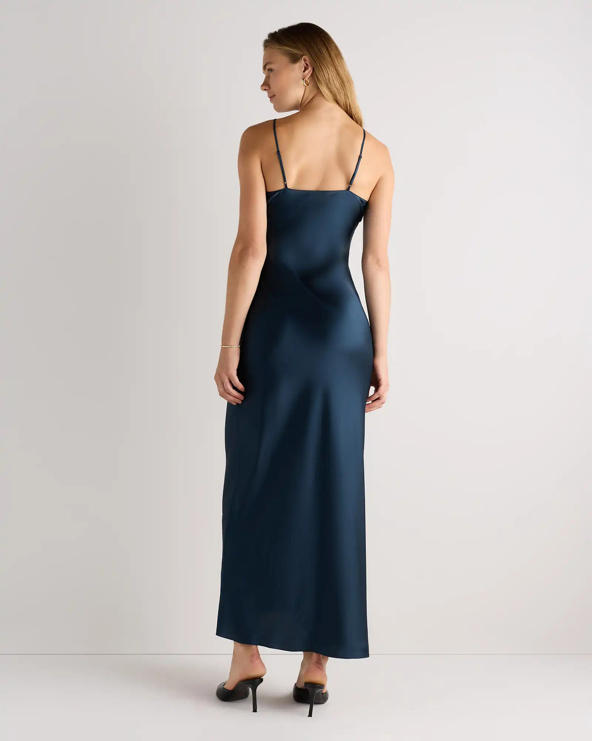 100% Washable Silk Maxi Slip Dress