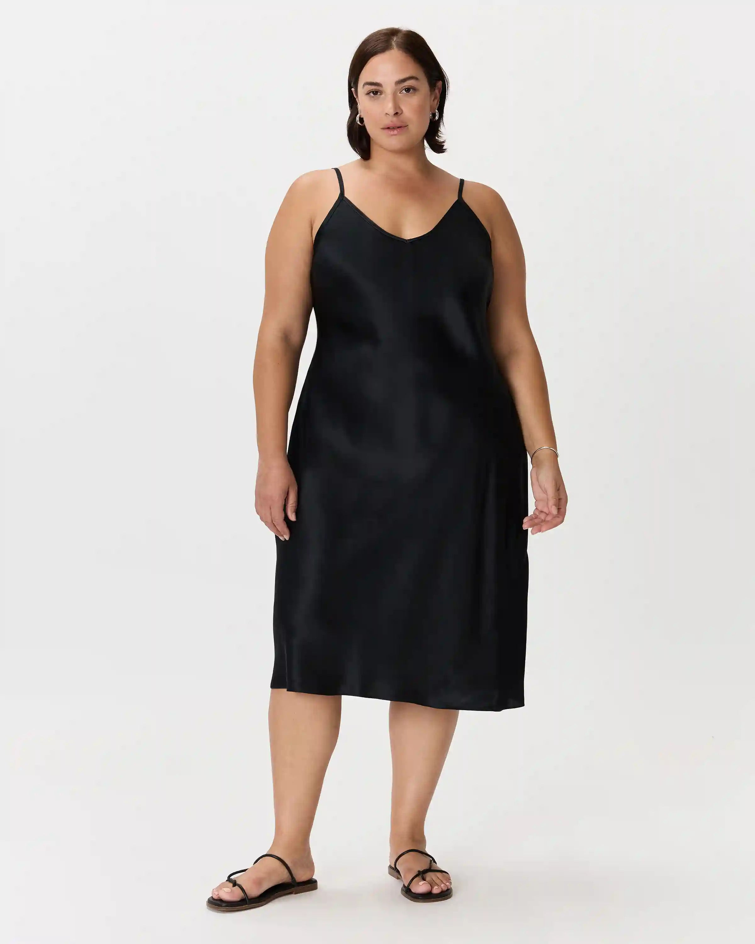 100% Washable Silk Slip Dress
