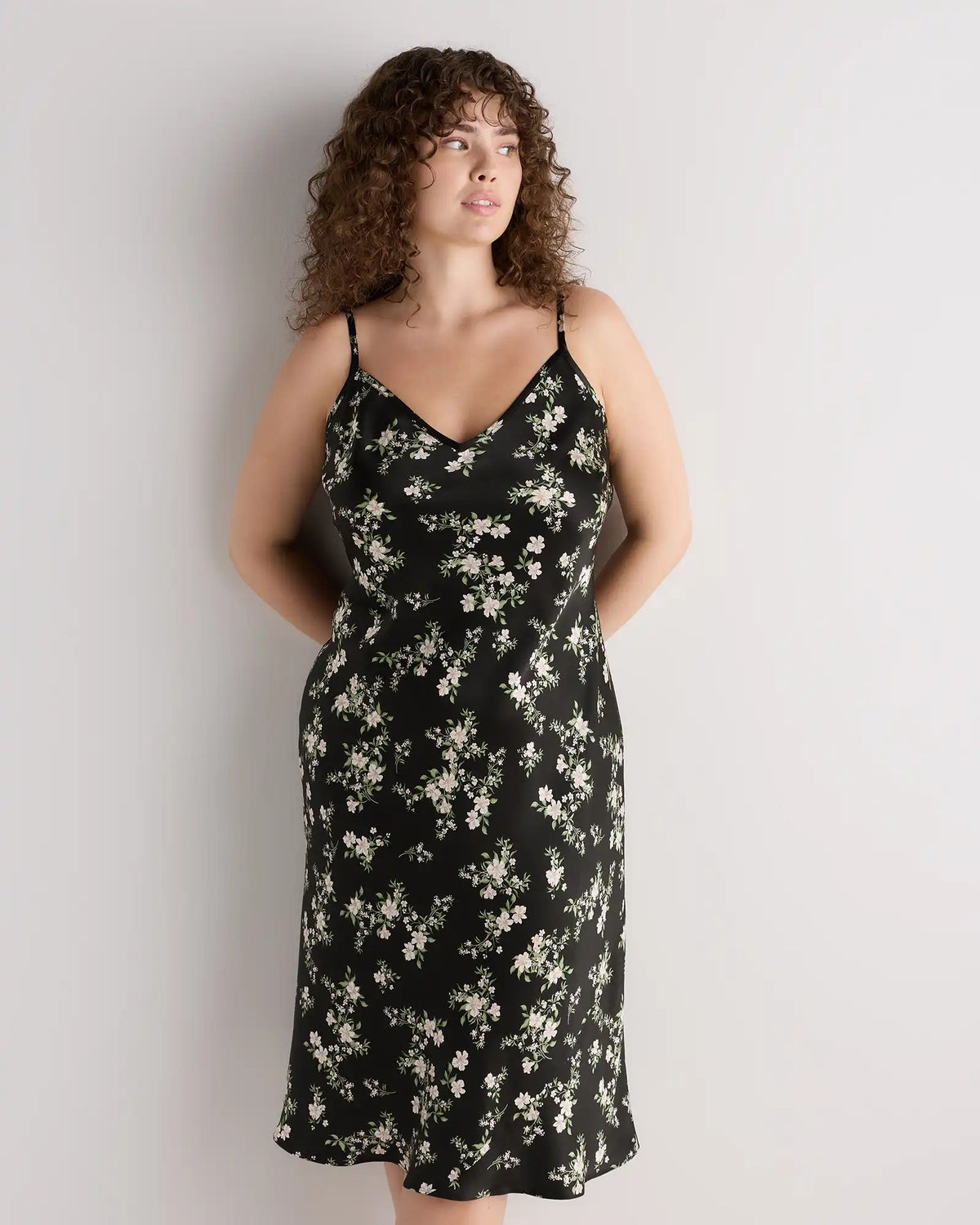 100% Washable Silk Slip Dress