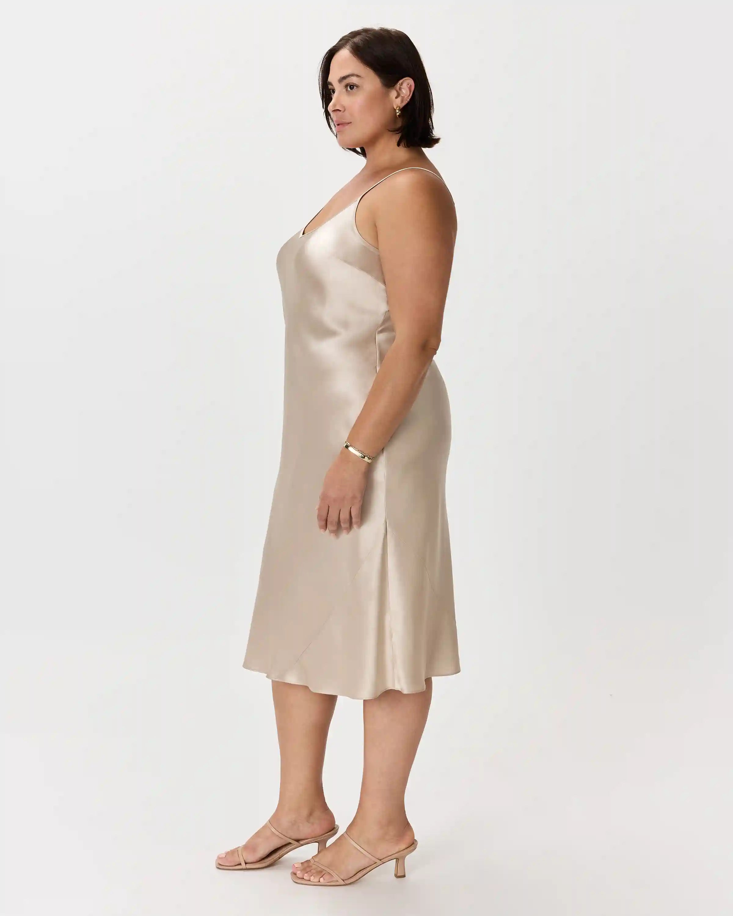 100% Washable Silk Slip Dress