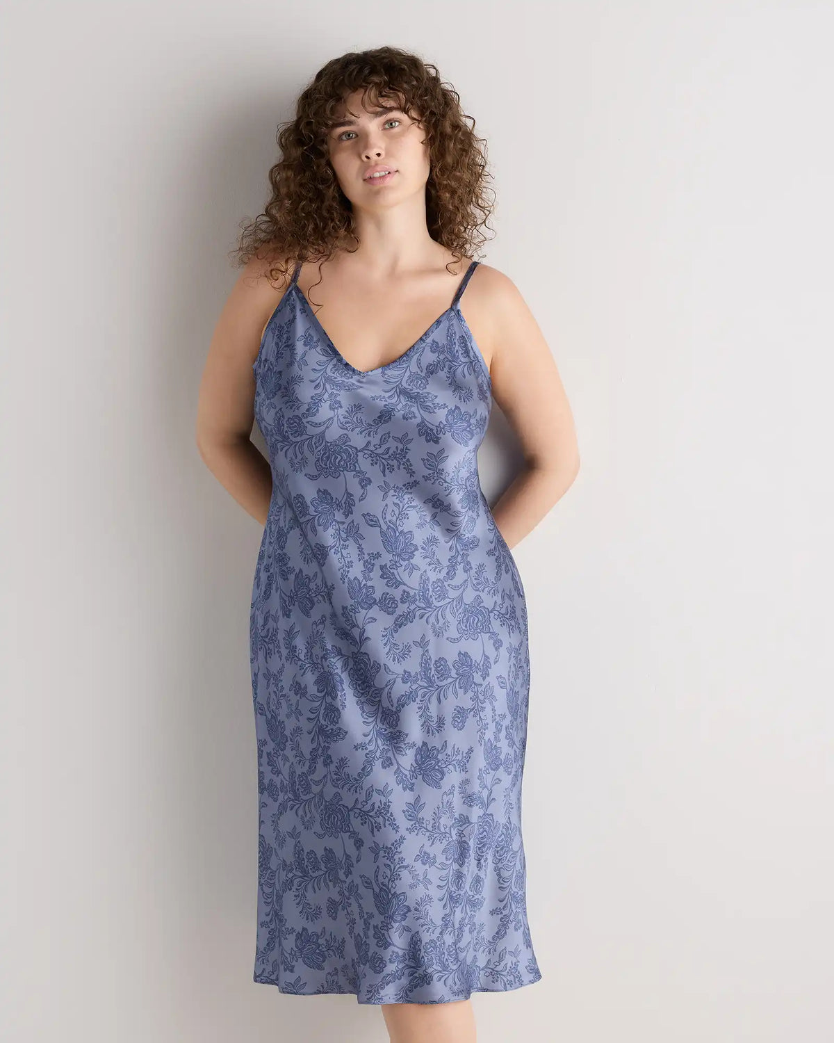 100% Washable Silk Slip Dress