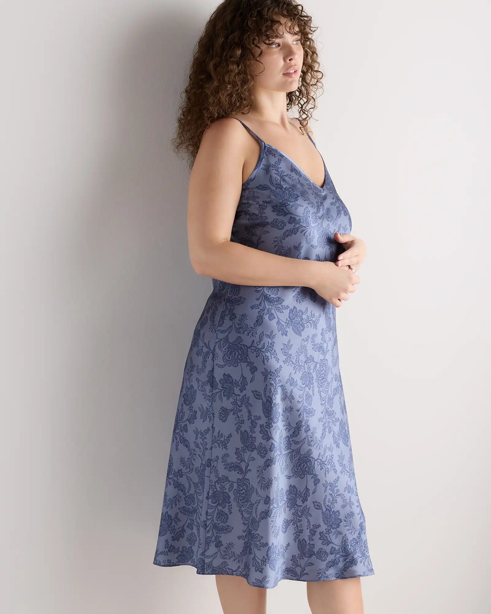 100% Washable Silk Slip Dress