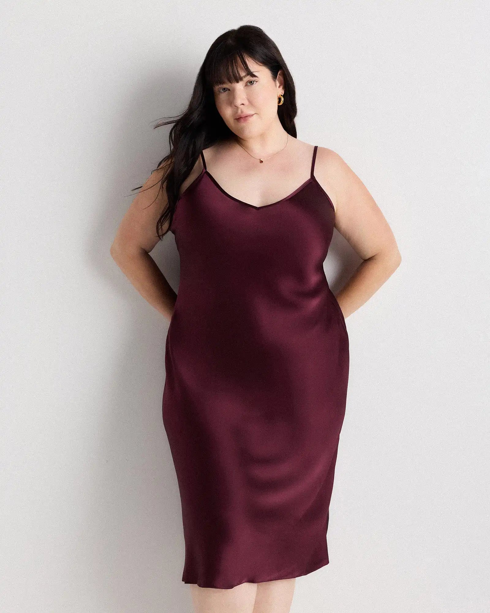 100% Washable Silk Slip Dress