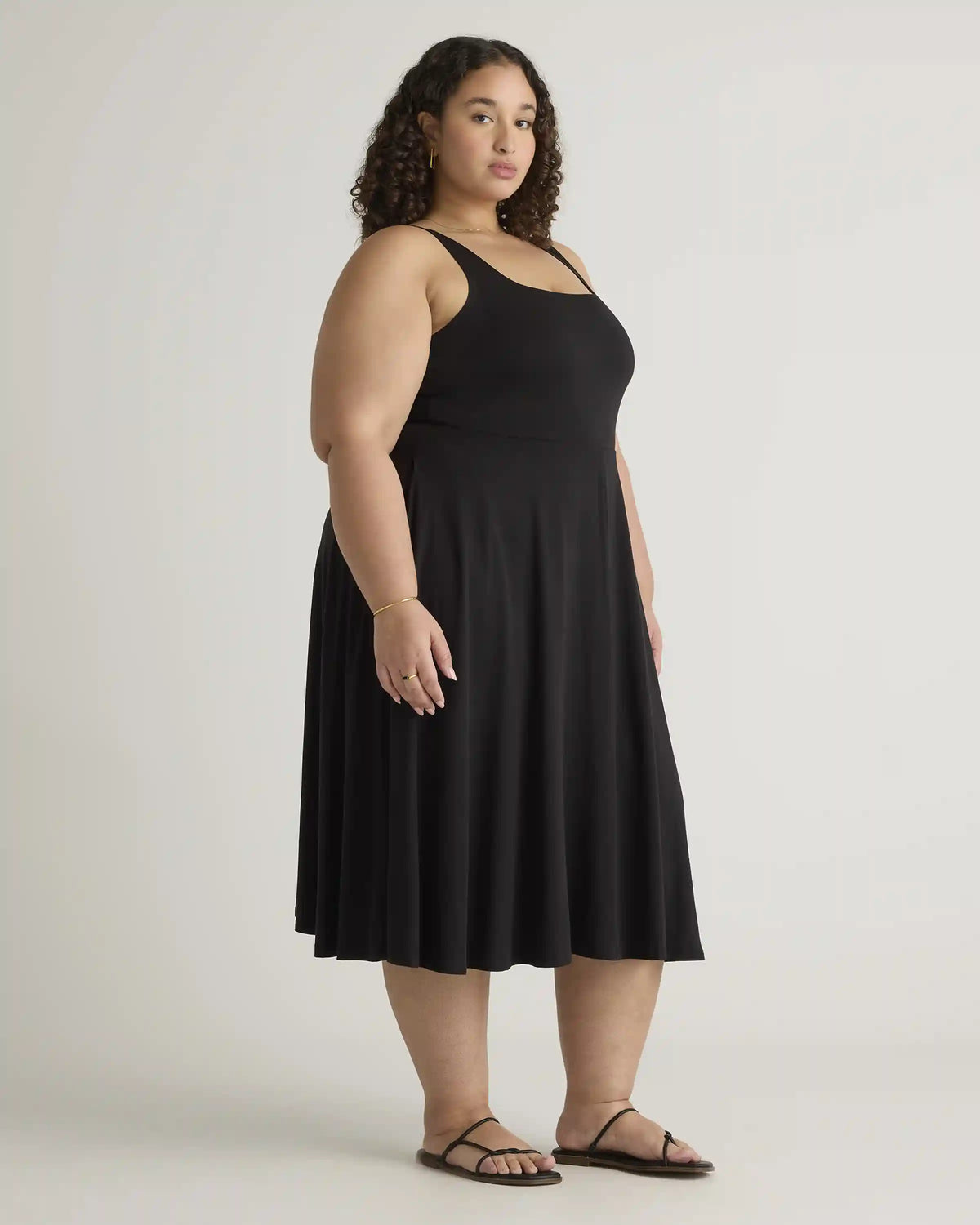Tencel Jersey Fit & Flare Dress
