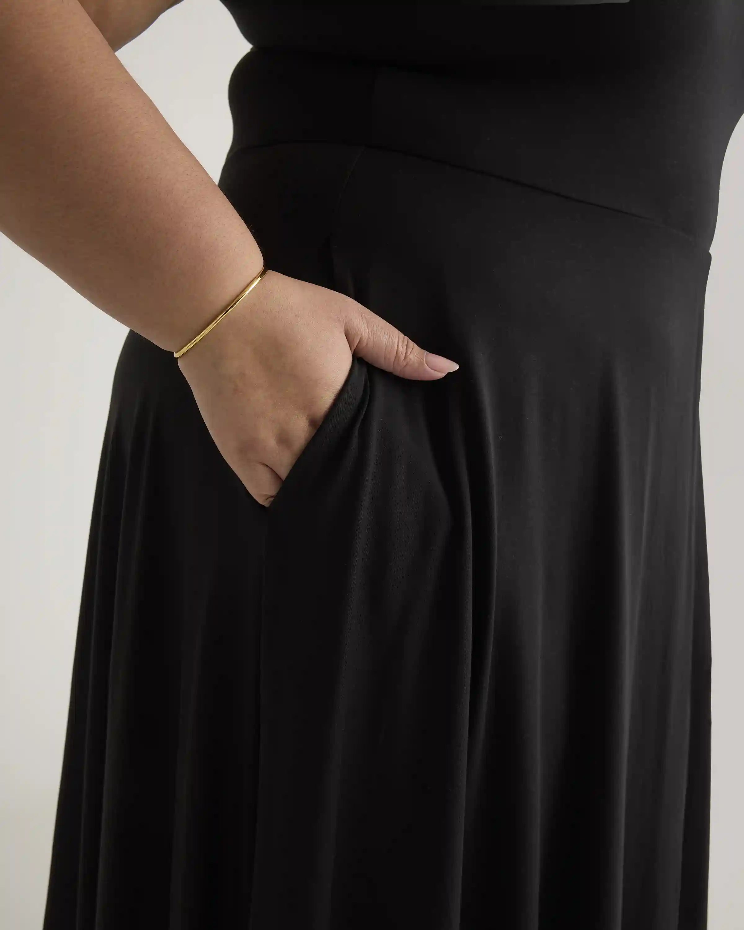 Tencel Jersey Fit & Flare Dress