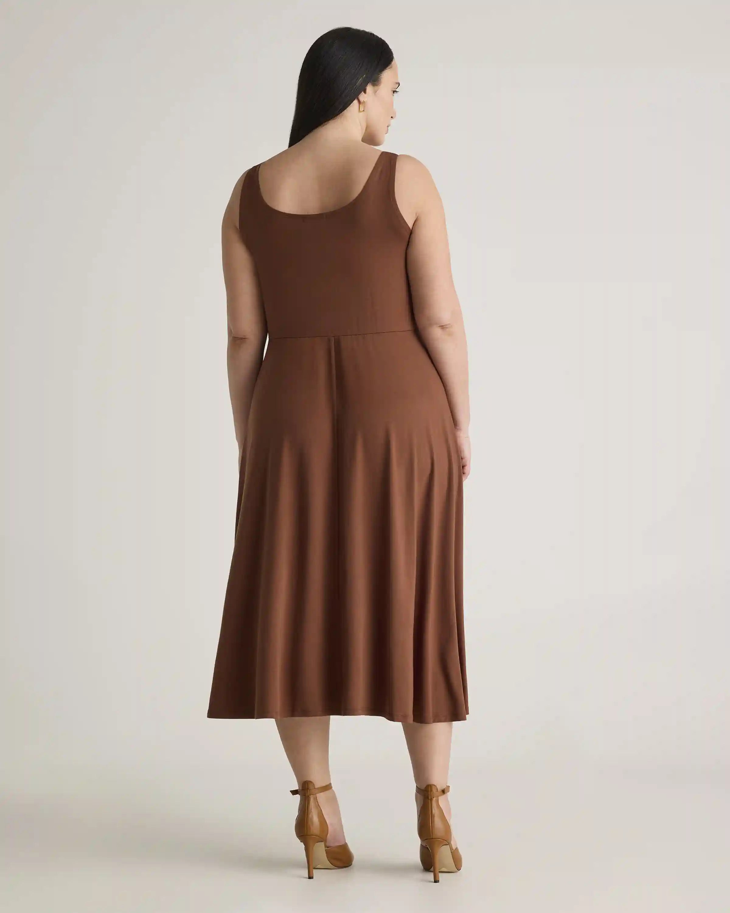 Tencel Jersey Fit & Flare Dress